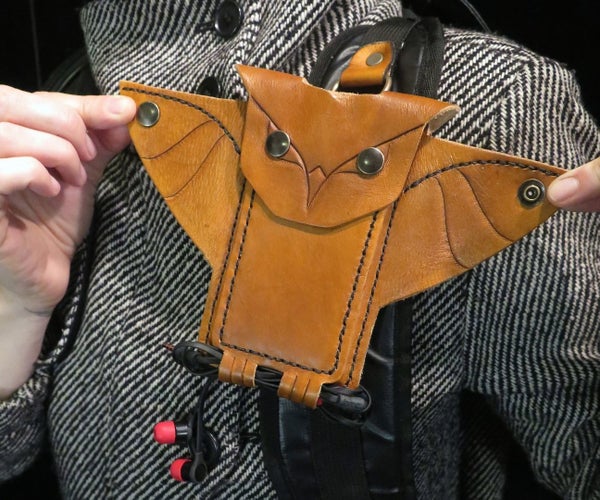 Leather Owl Phone Holster