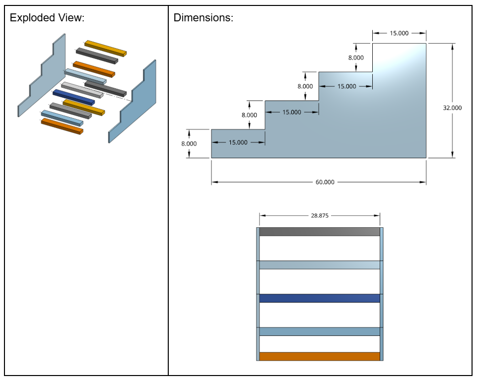 Rear Stairs Dimensions: Part I