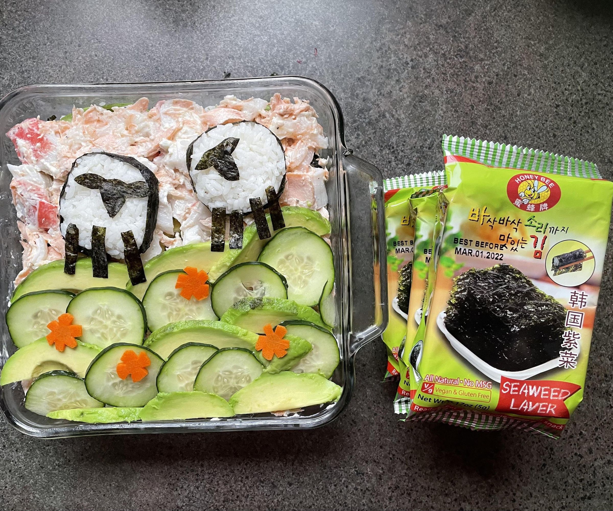 Sushi 'Bake" Based on Sheep Art