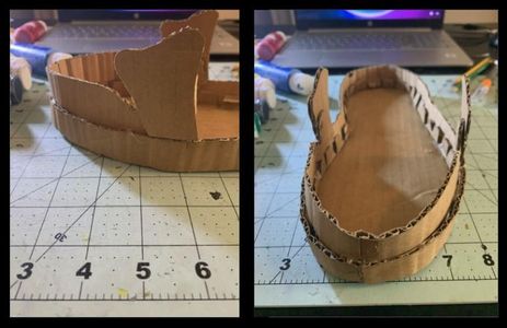 Cardboard Air Jordan 1s Mids That Glow in the Dark : 11 Steps (with ...