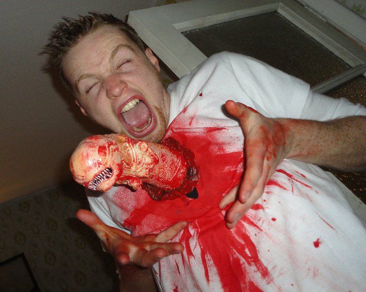 Latex Alien Chestburster