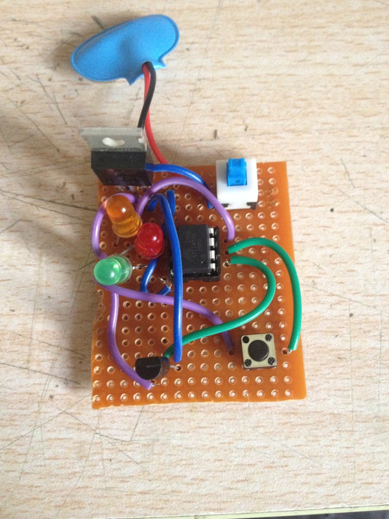 DIY Miniature Thermometer : 11 Steps (with Pictures) Circuit Diagram