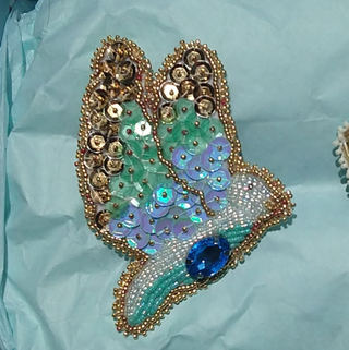 Bead 2025 embroidery brooch