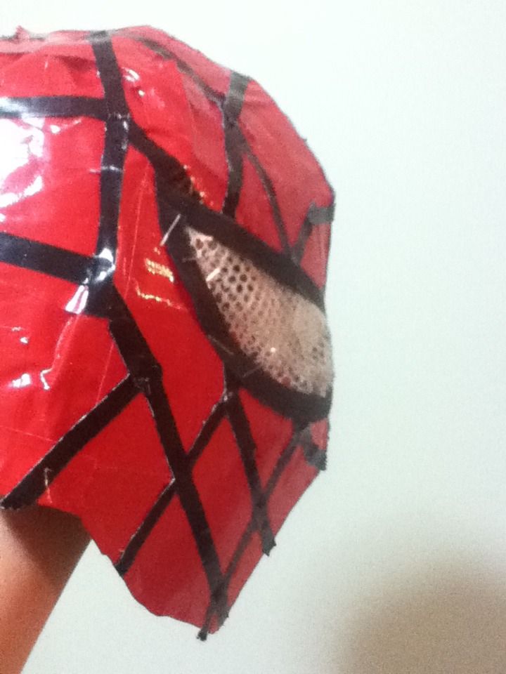 Duct Tape Spiderman Mask
