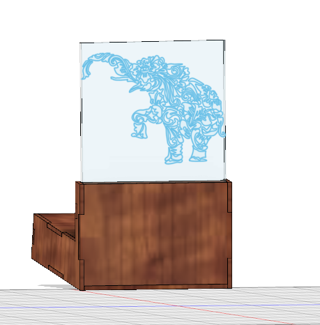 CAJITA CON DISEÑO PERSONALIZADO.