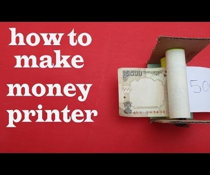 How to Make Money Printer (simple Magic Trick)