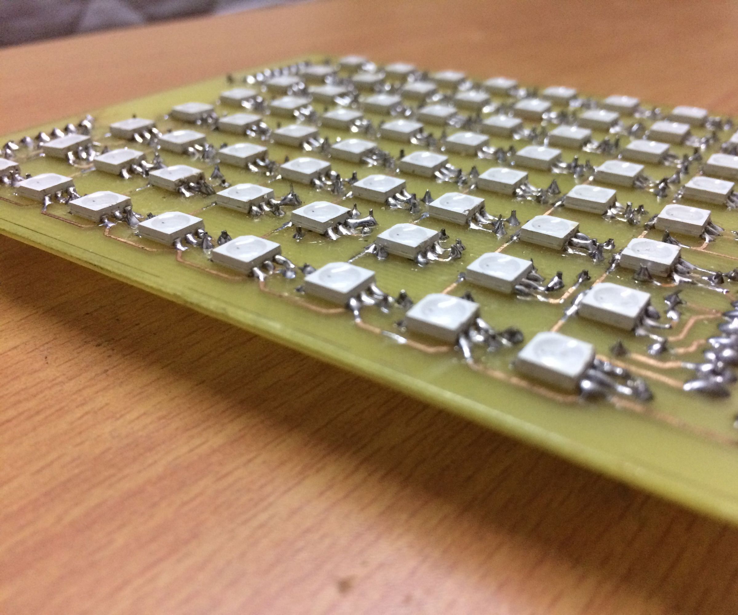 MULTIPLEXED LED MATRIX WITH DRIVER CIRCUIT