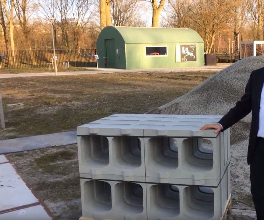 Bufferblock Ondergronds Infiltratievermogen