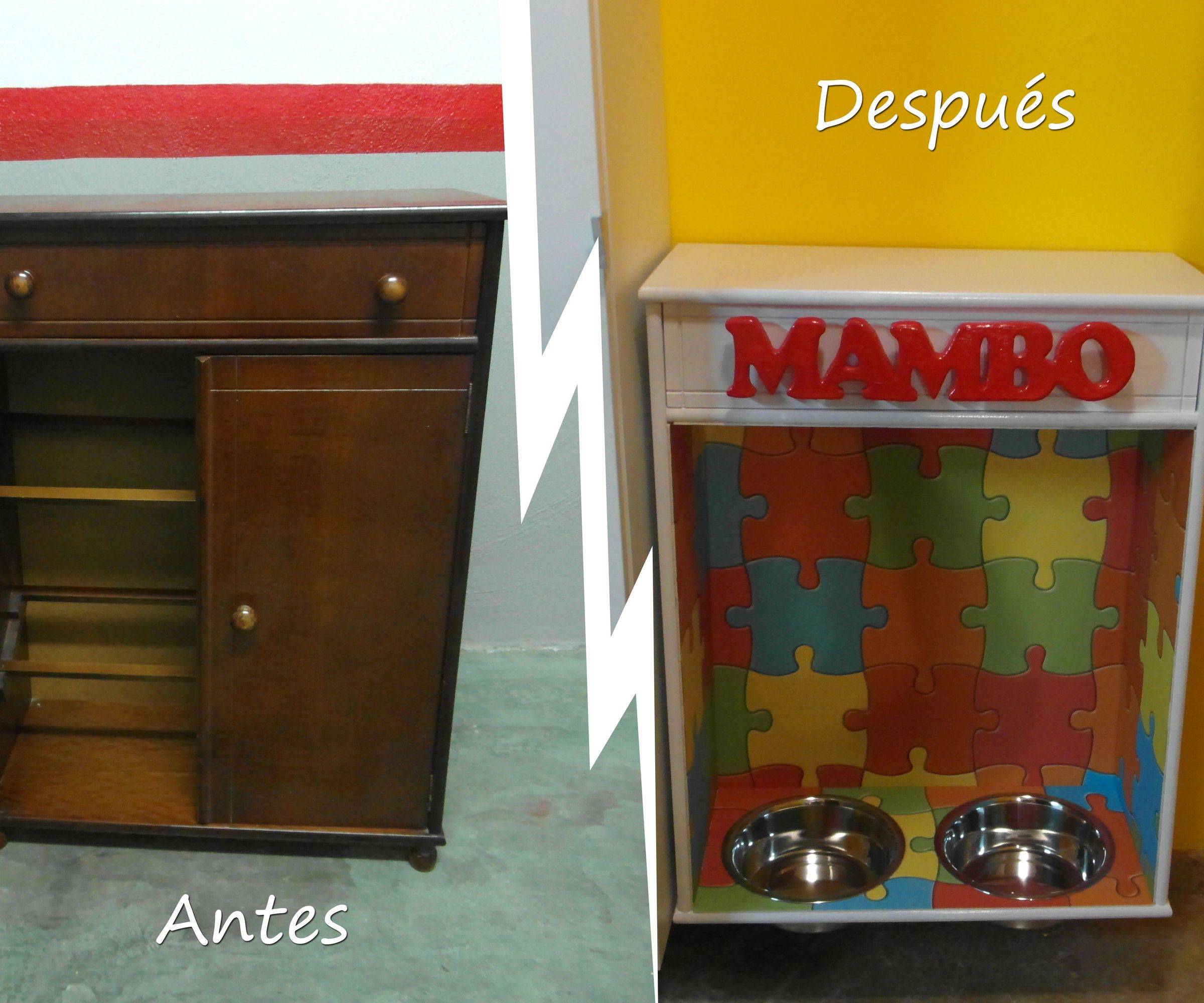 Convert Shoe Cabinet Into Feeder Dogs