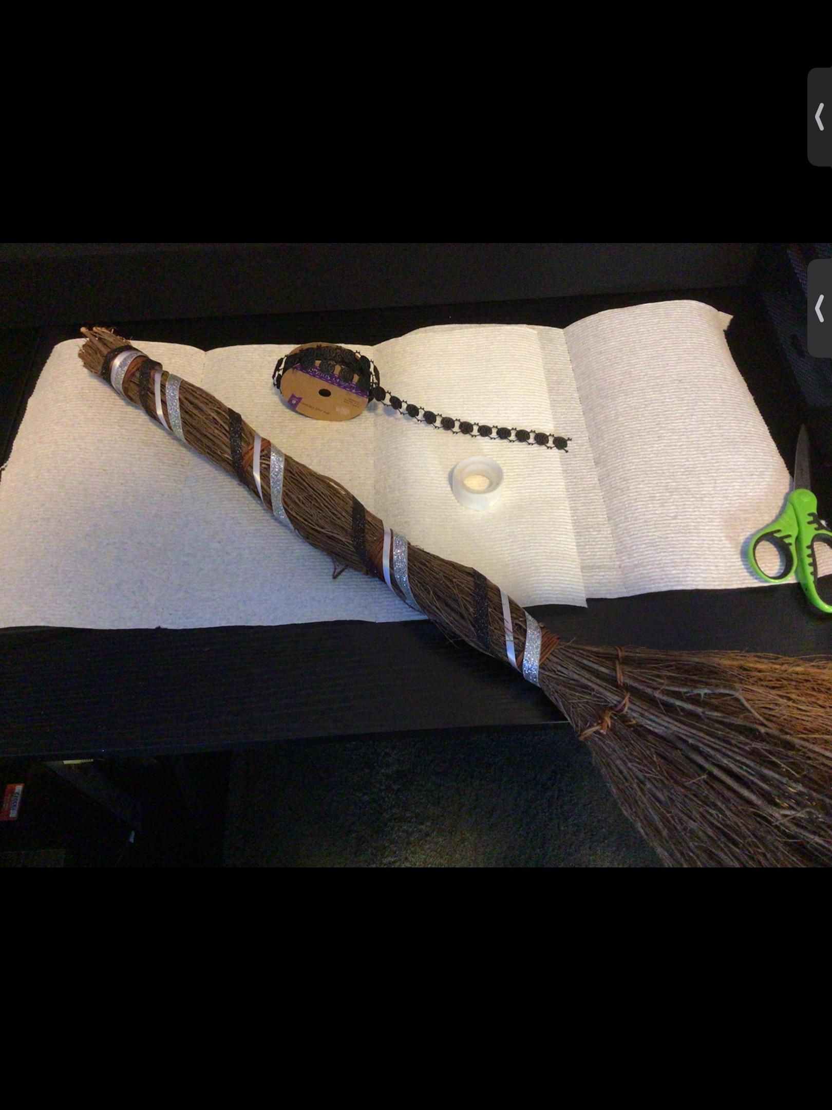 Halloween Broom Decoration 5 Steps Instructables
