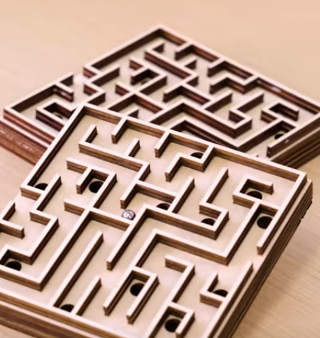 How to Make a Ball-in Maze Toy