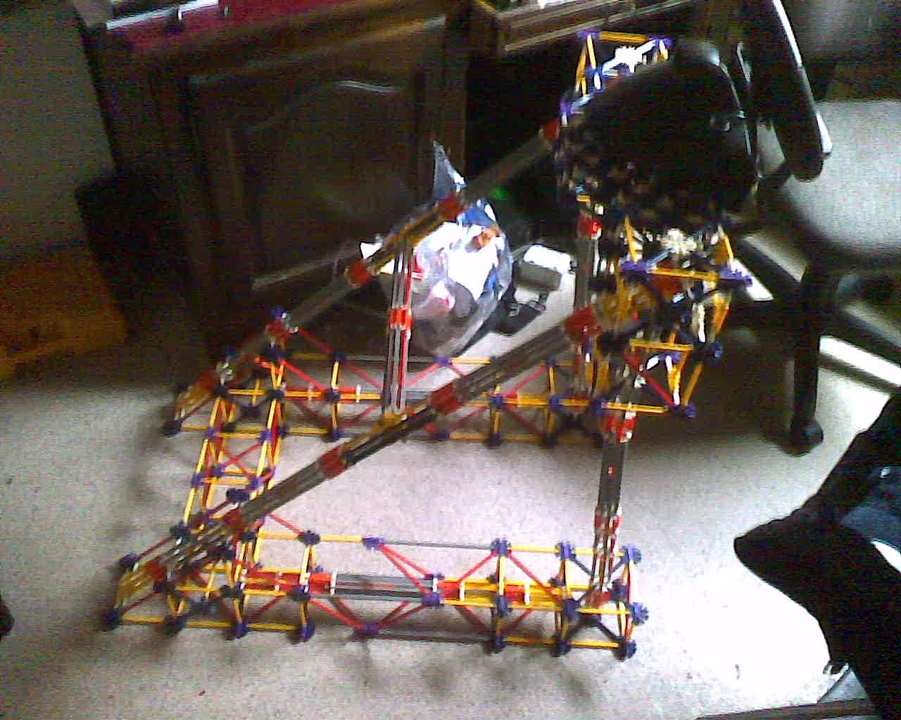 K'nex steering wheel mount