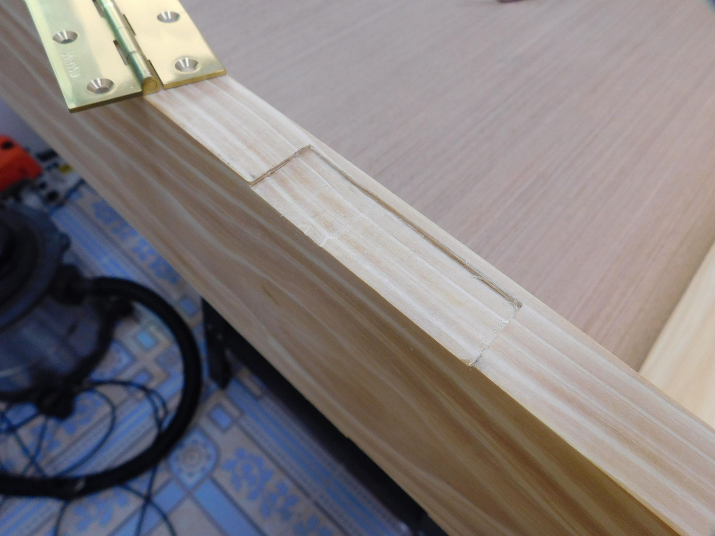 Door Hinges on Frame