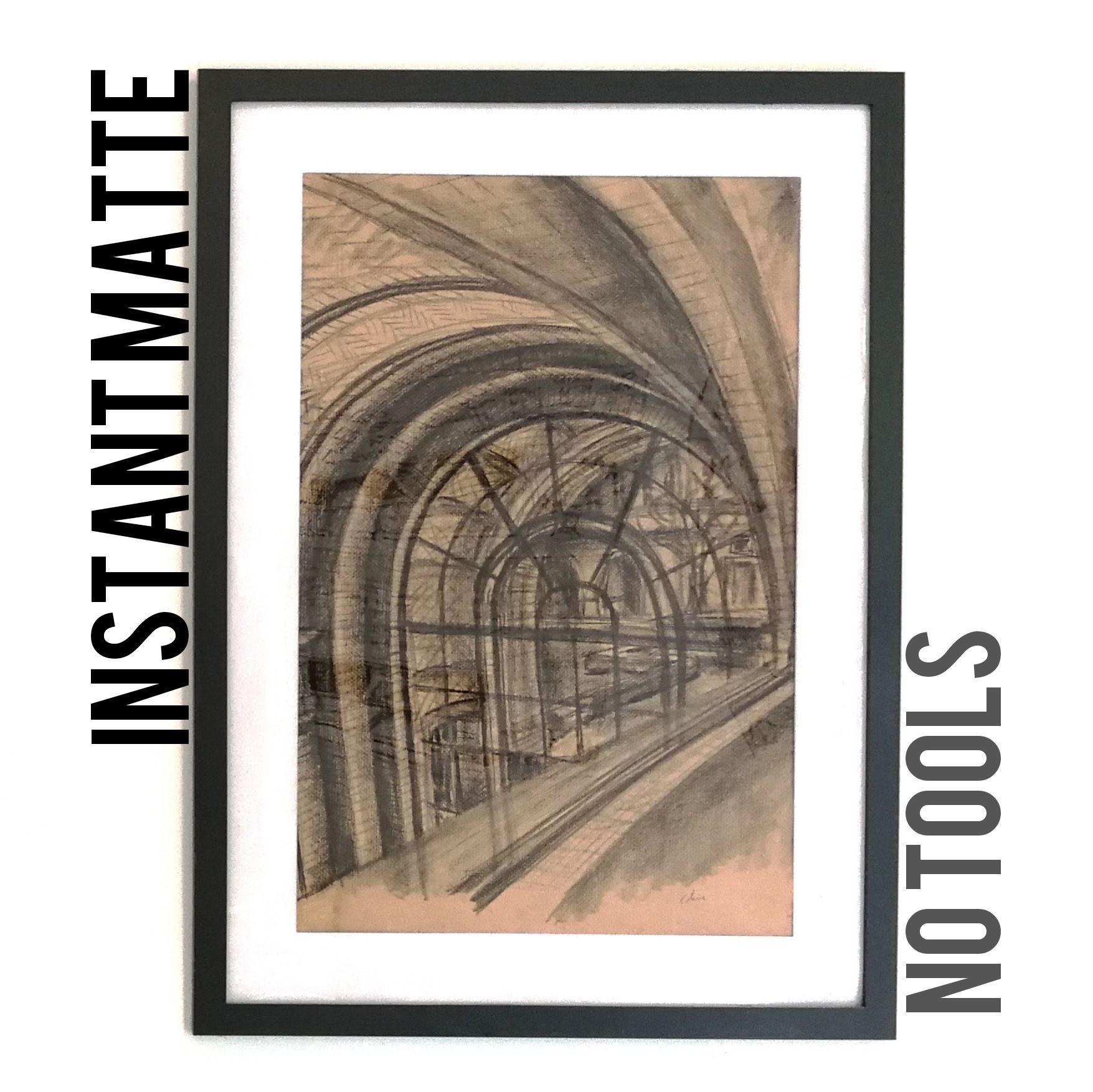 Free Instant Matte for Perfect Picture Frames - No Special Tools