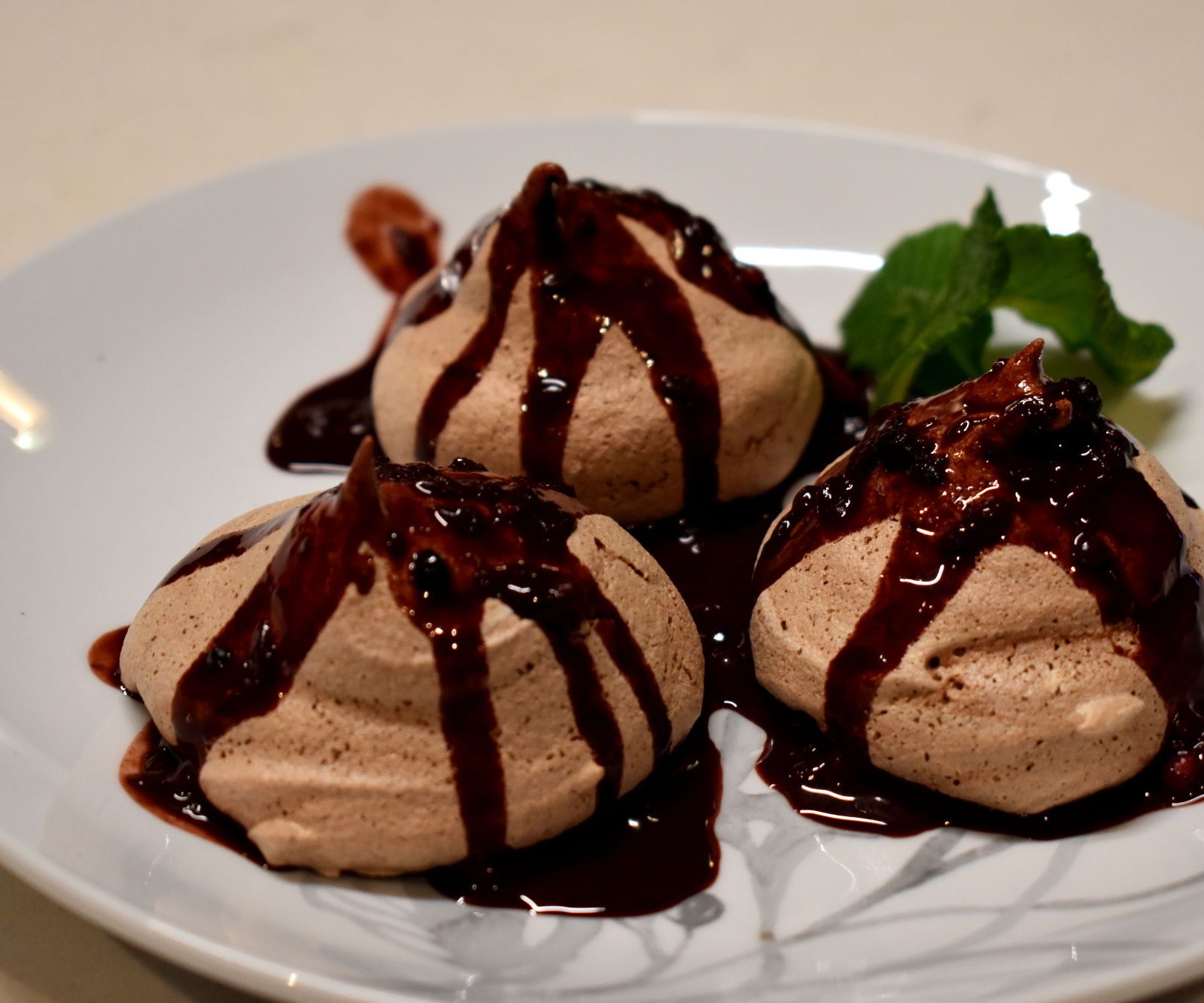 Chocolate Meringues