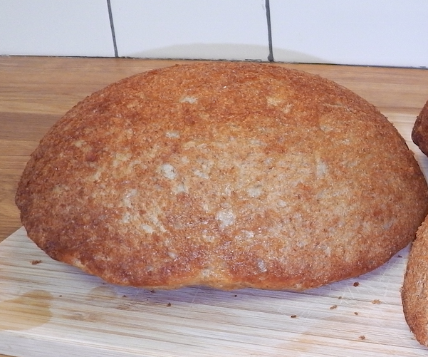 Π (PI) Day Whole Wheat Bread (No Knead)