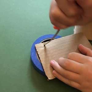 Cardboard and Marbles