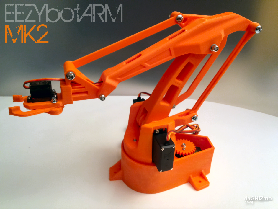 EEZYbotARM Mk2 - 3D Printed Robot