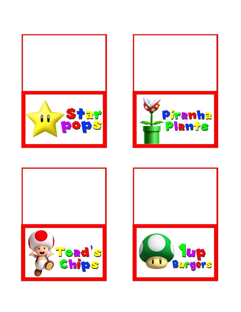 SUPER MARIO THEME PARTY DECORATION KIT PARTY PRINTABLE, 57 OFF