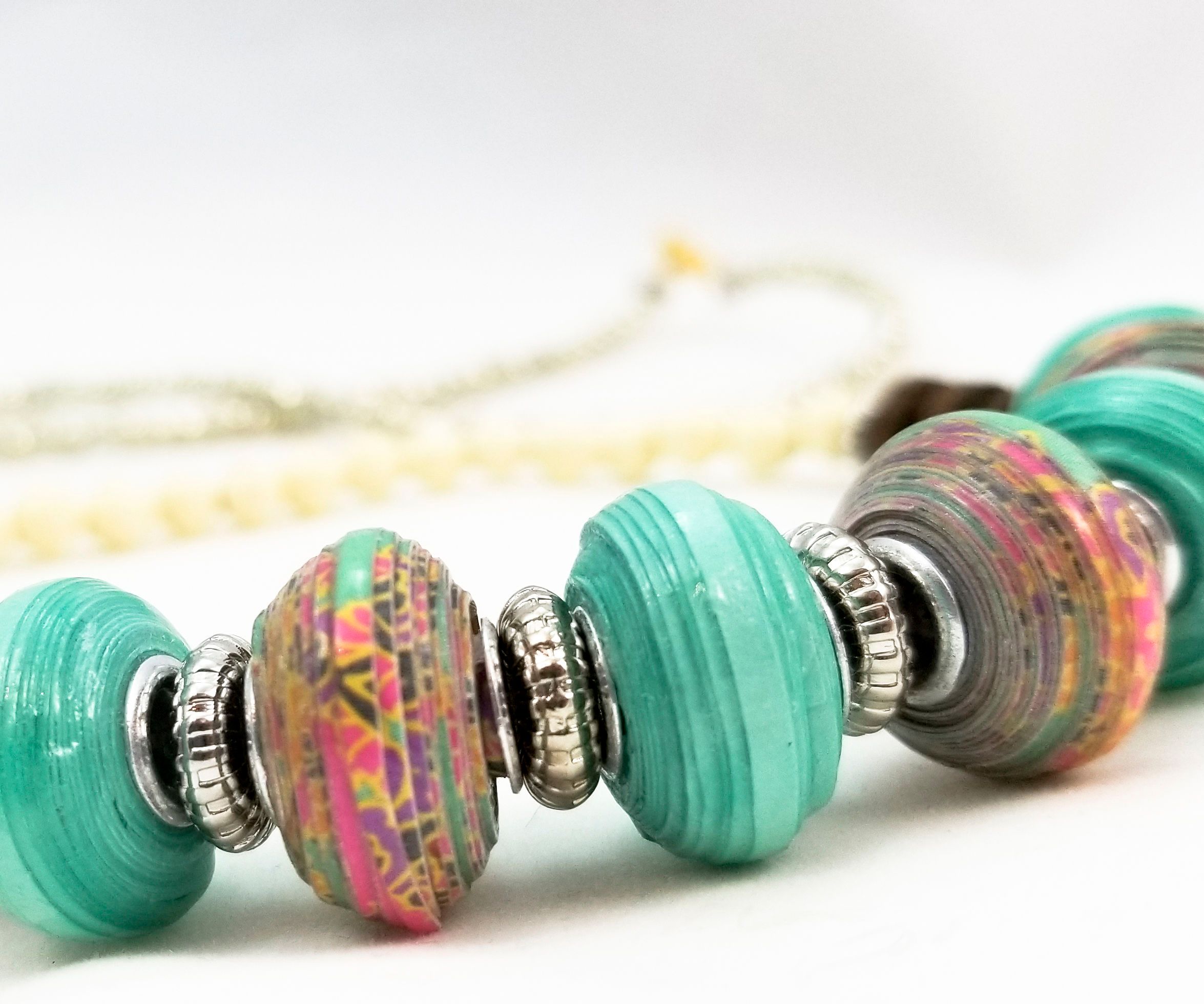How to Make a Euro Style Paper Bead