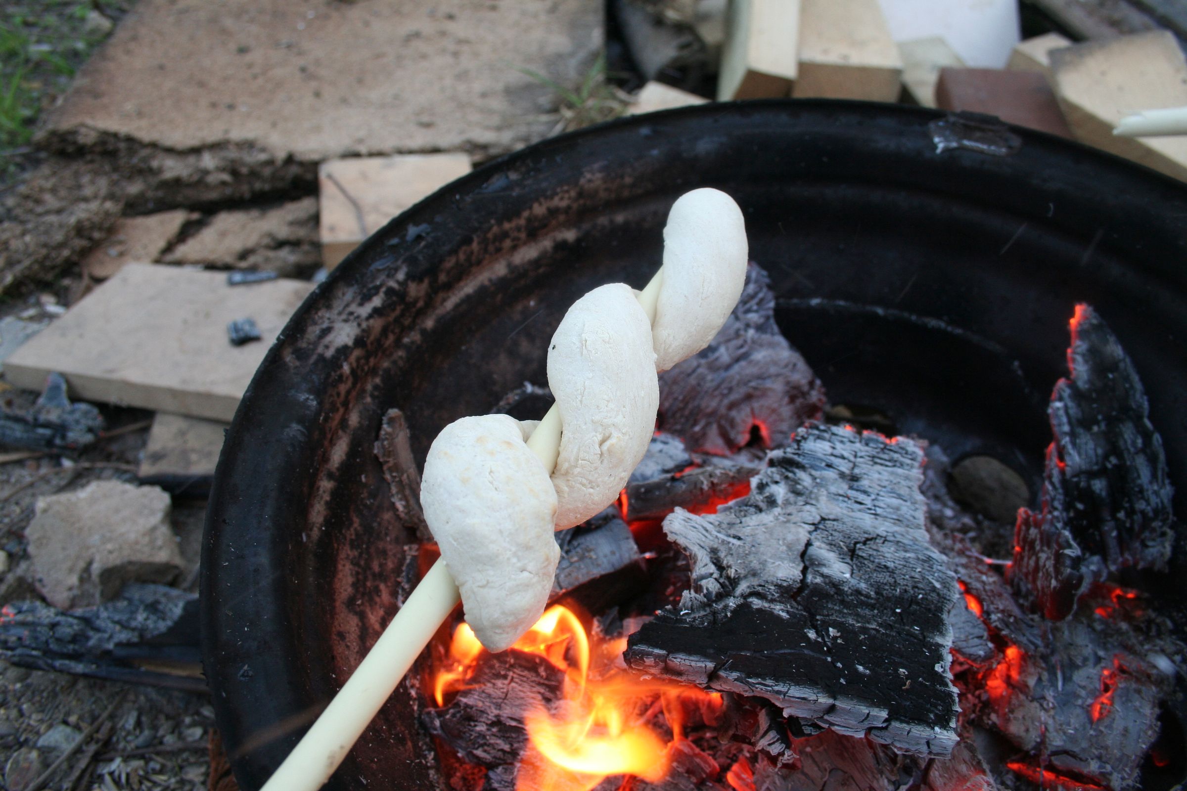Making Campfire Twists