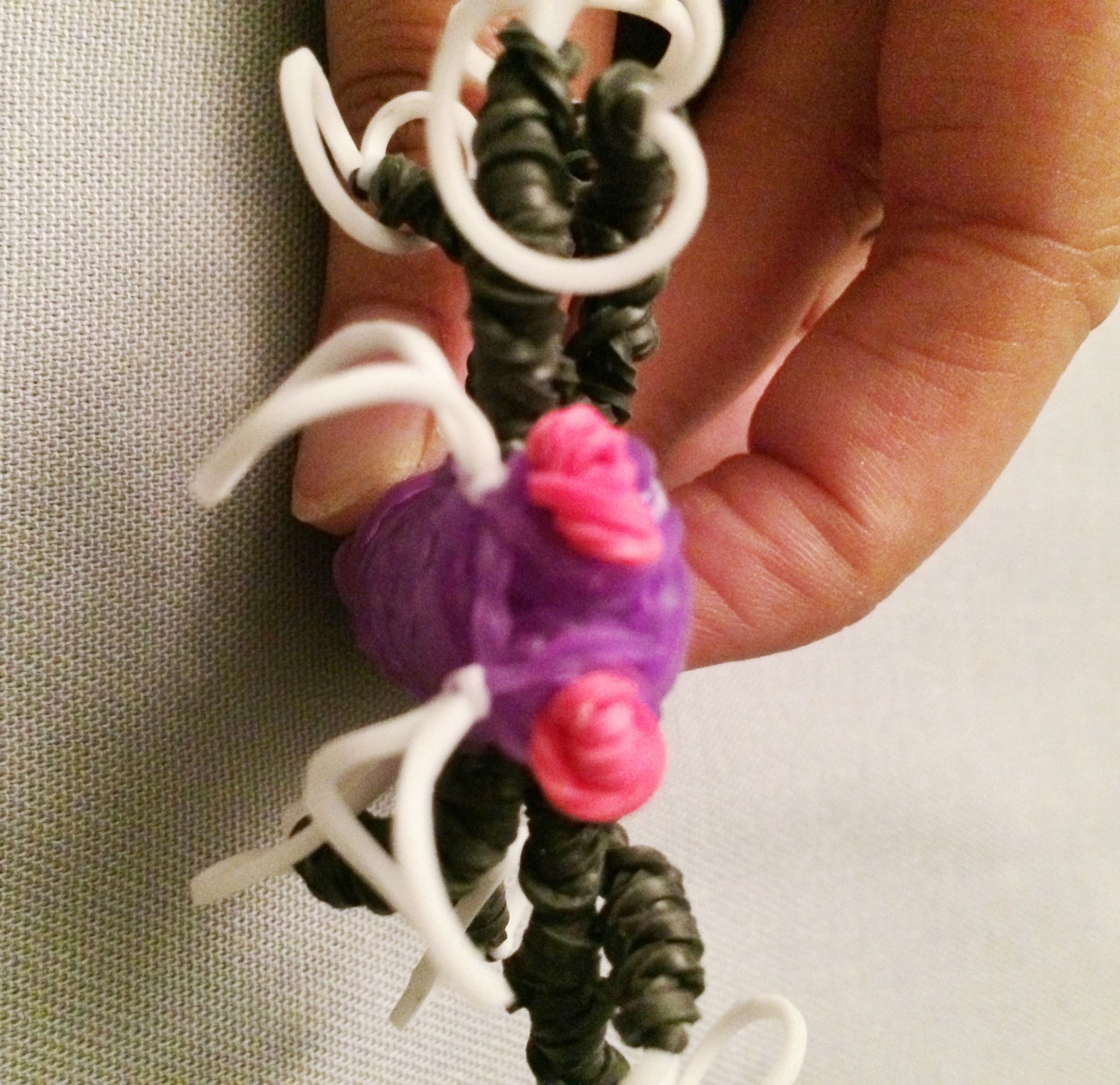 Spider Rubber Band Bracelet No Rainbow Loom Needed 6 Steps (with Pictures) Instructables