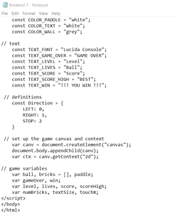 Breakout Game in JavaScript : 39 Steps - Instructables