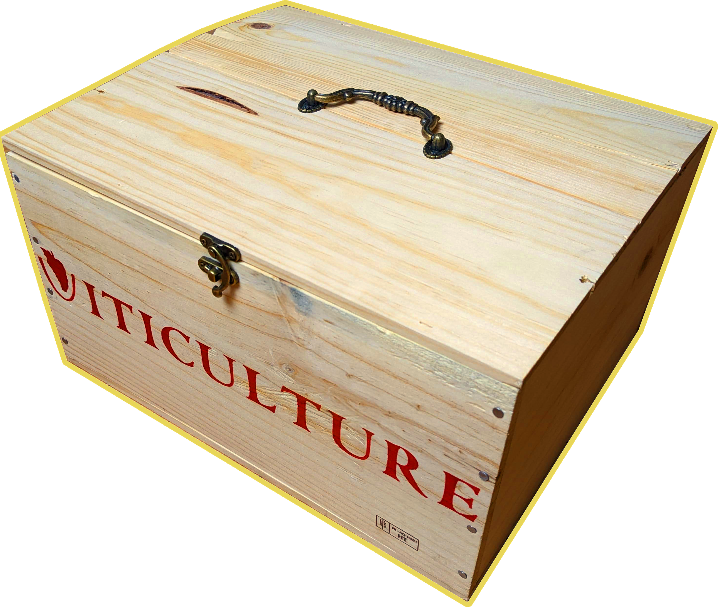 Antique Box Made From Wine Crate