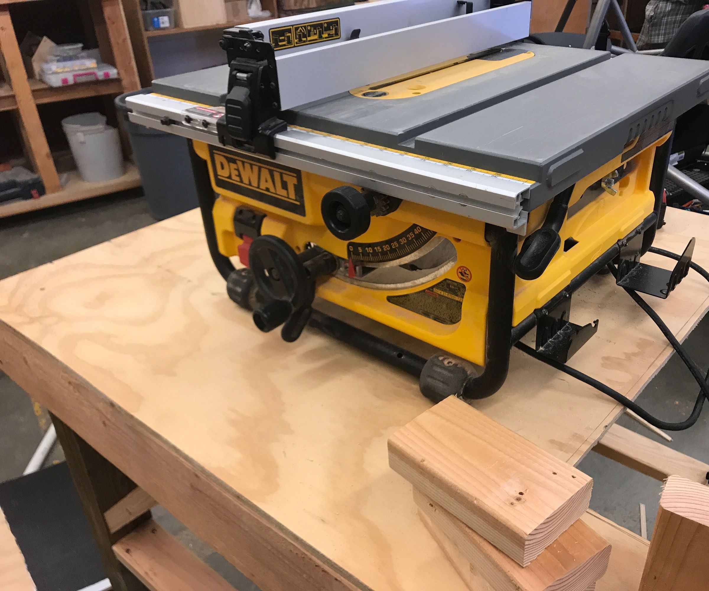 Table for Table Saw 