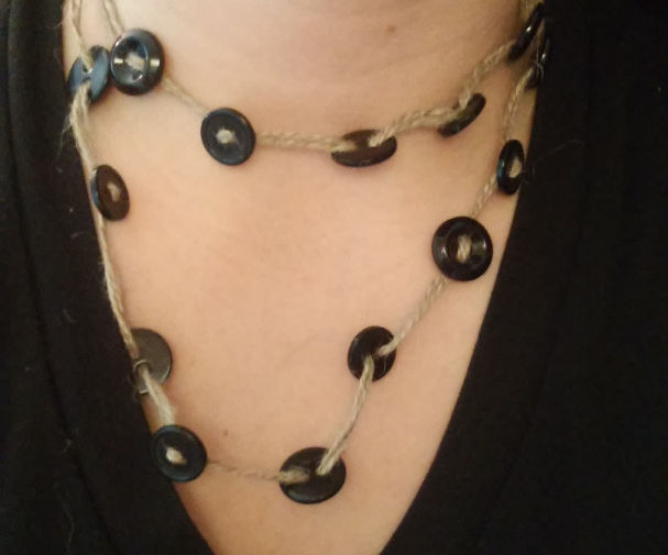 Button Necklace