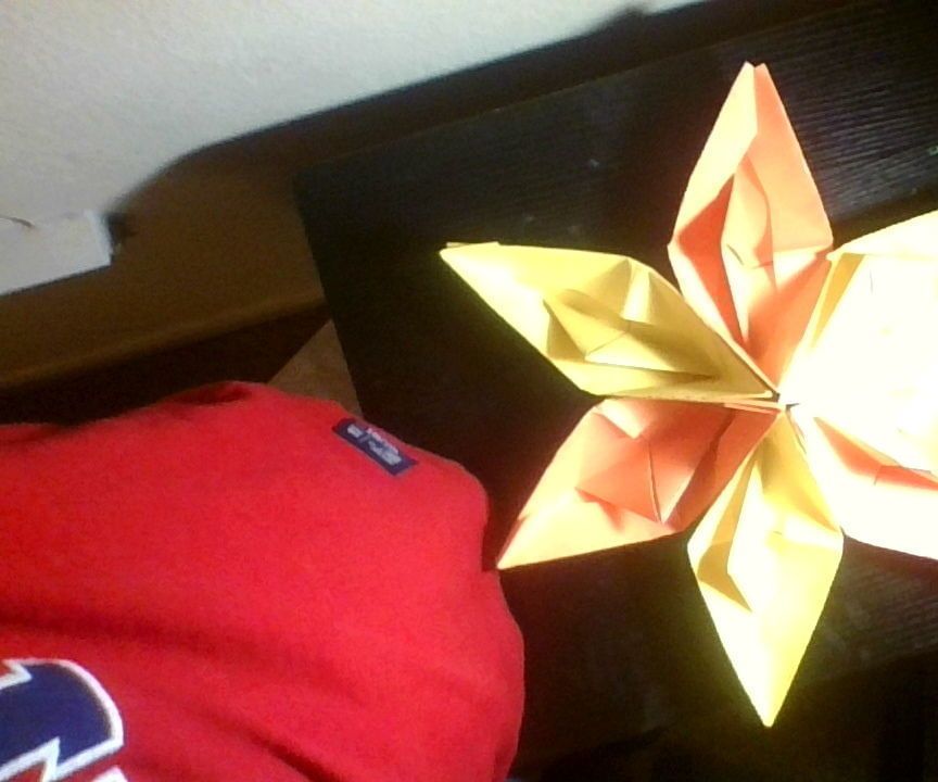 A Star Made by Paper Boats.
