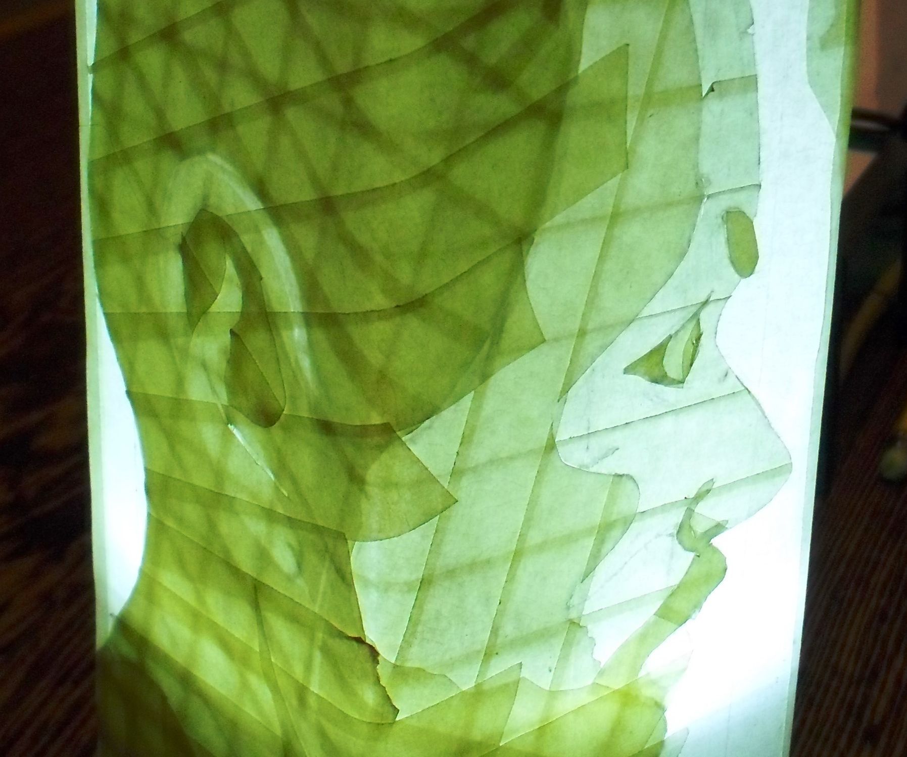 Max Zorn Tape Art Lampshade