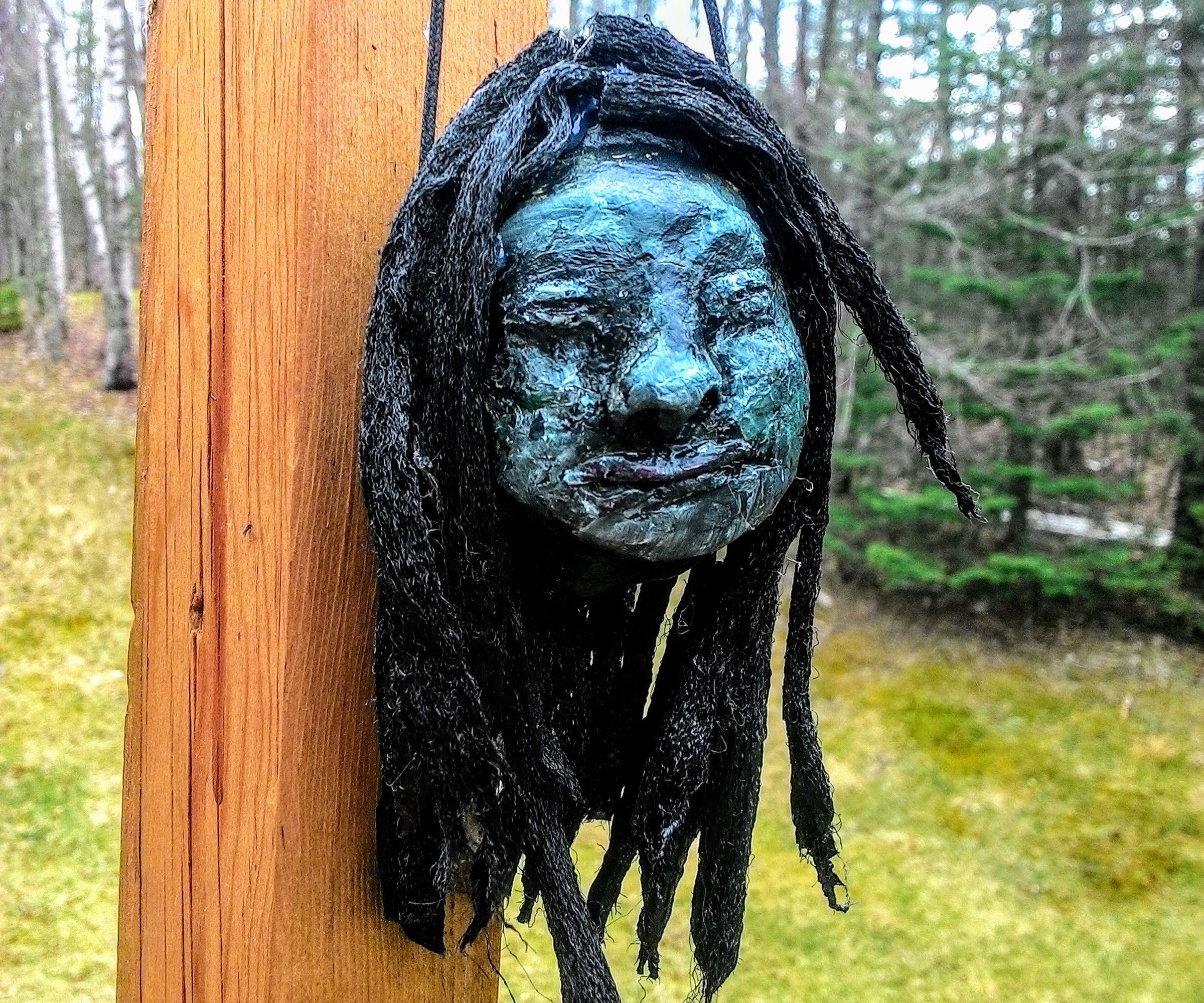 Shrunken Head // Car Charm 