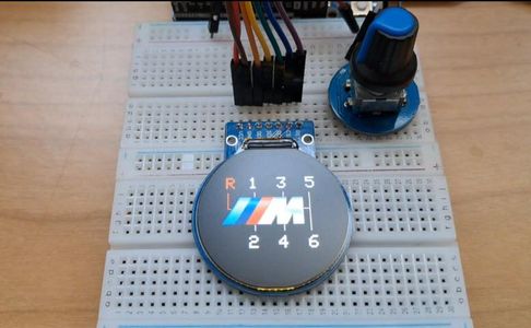 Gear Shift Indicator Using Visuino