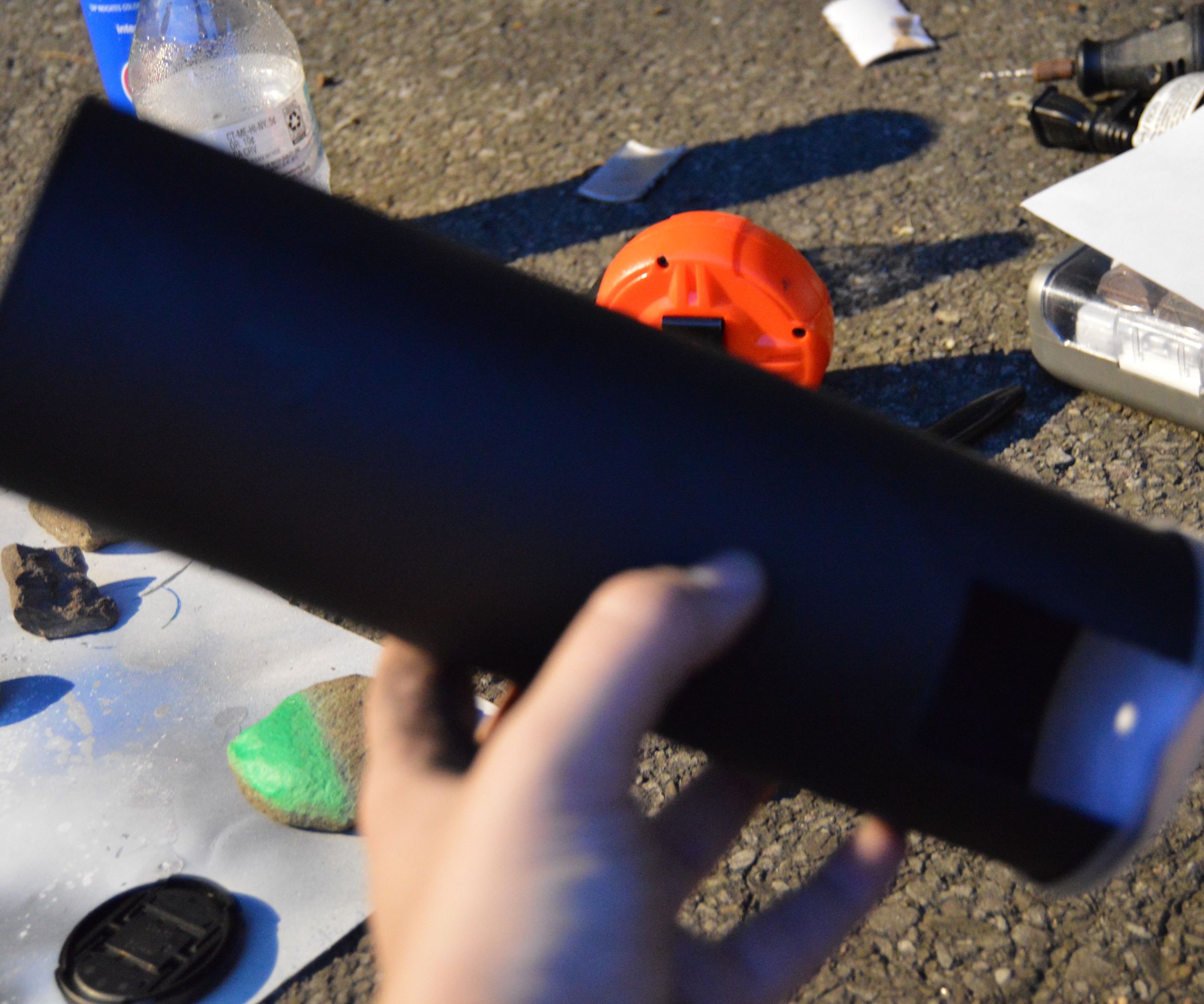 Solar Eclipse Pinhole Projector