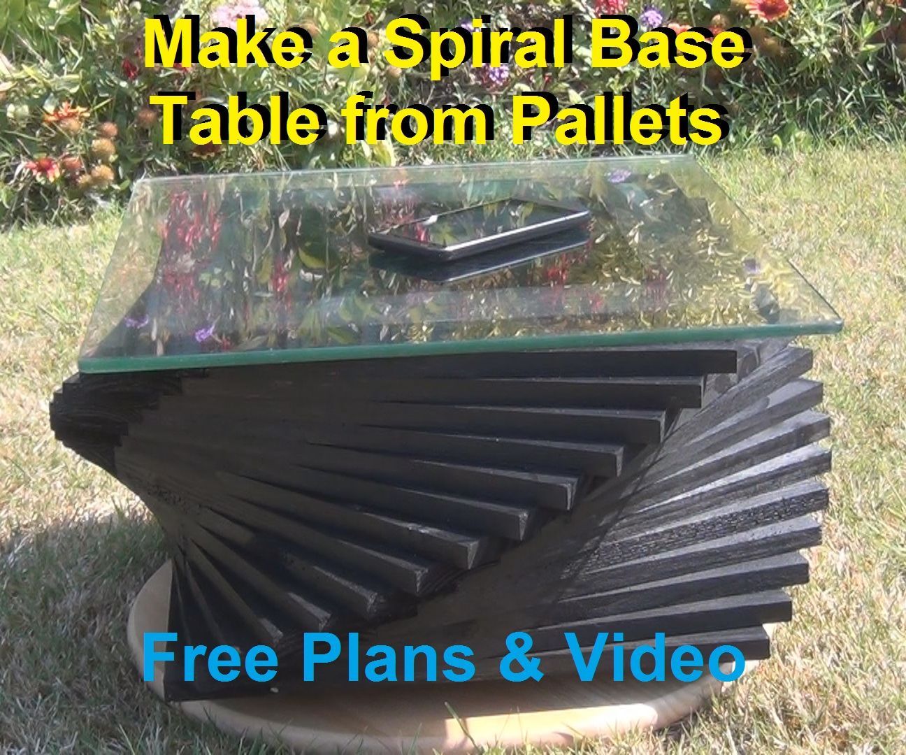 Spiral Table From Pallets
