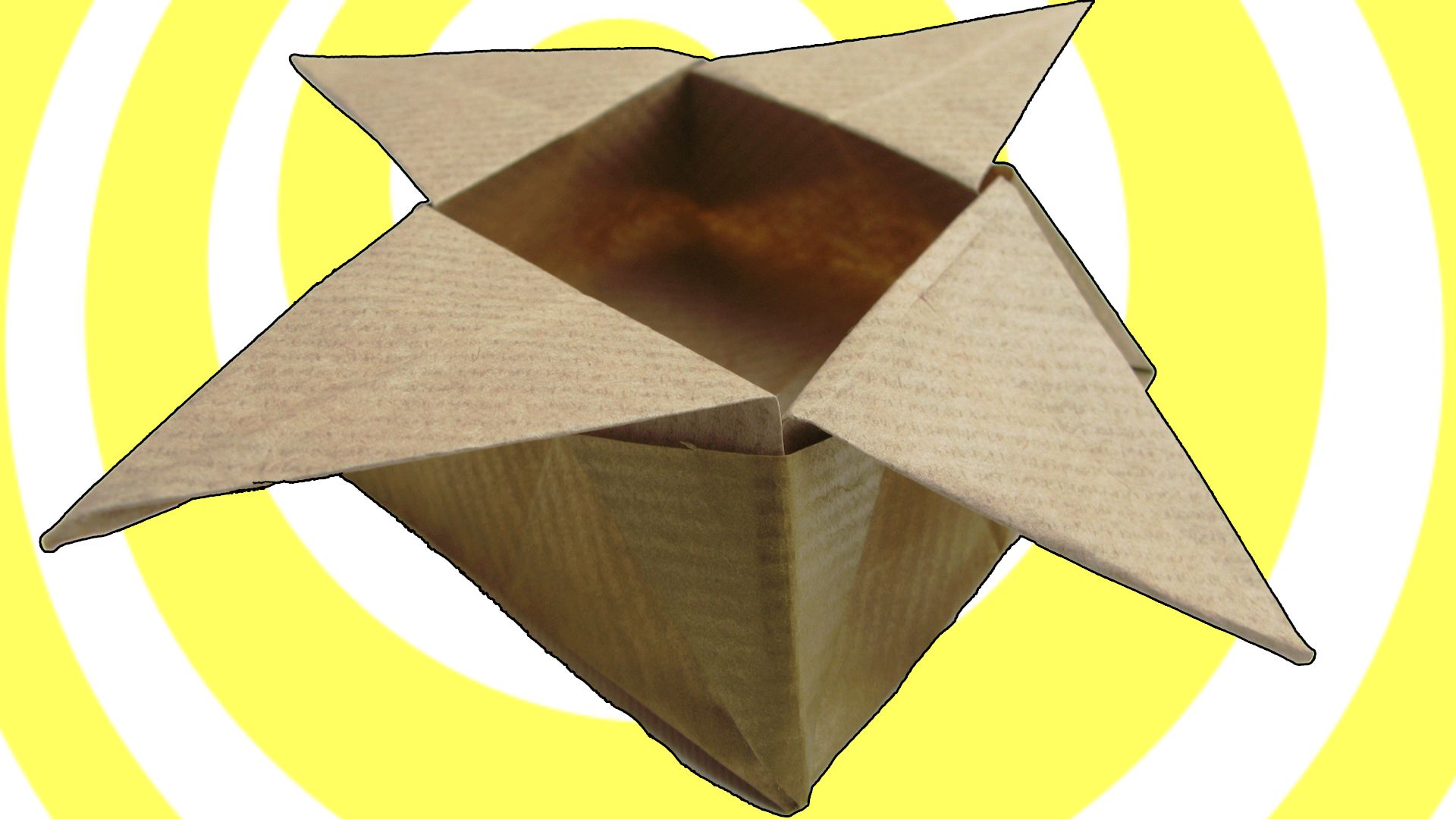 Easy Origami Star Box - Video Tutorial