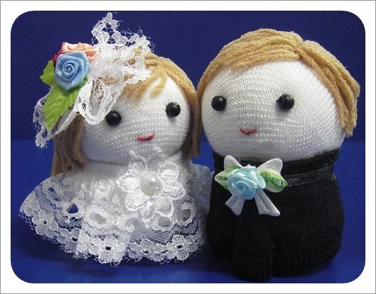 Sock Doll Couple