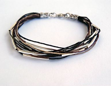DIY Tutorial-how to Make a Hemp Bracelet With Beads in Several Minutes