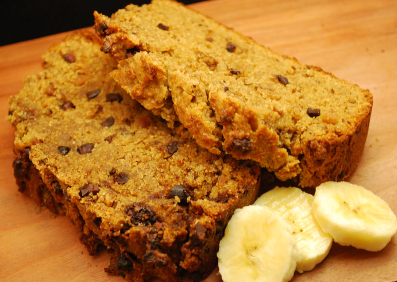 Chocolate Peanut Butter Banana Bread (Vegan)