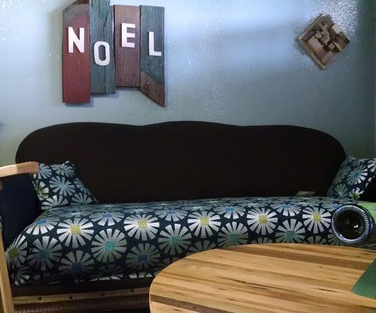 Reupholster a Sofa With No Sewing or Electricity