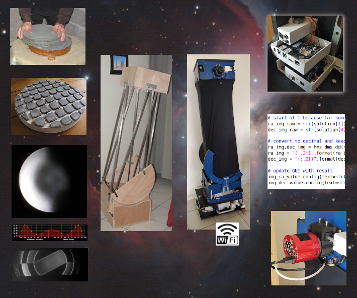 Building and Motorising a 300mm F/5 Dobson Telescope With Equatorial