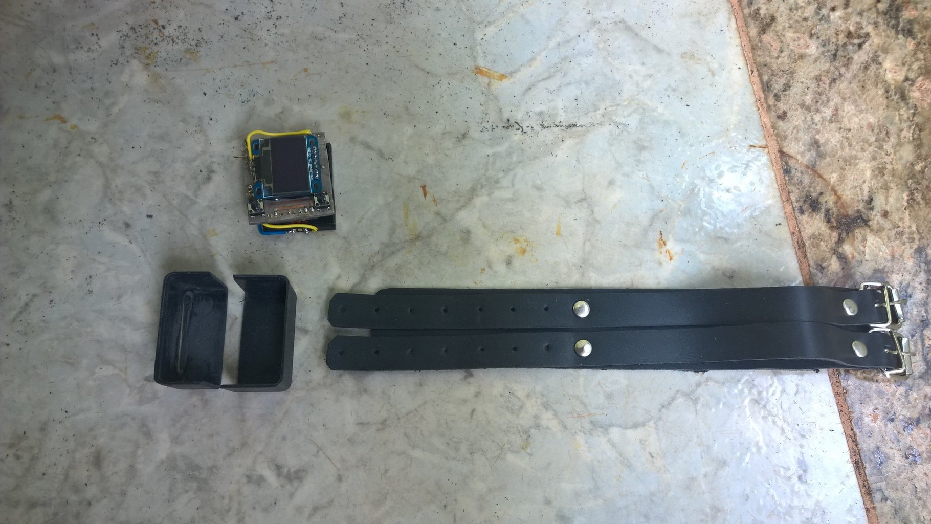 Arduino Pedometer Watch, With Temperature, Altitude and Compass! : 6 ...