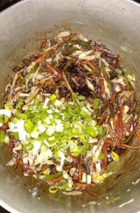 Sauté the Vegetables for the Stuffing