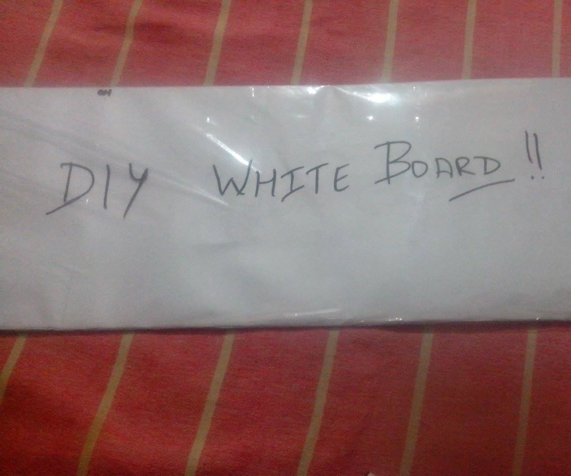 A Rs.10 White-Board / Cardboard White Board