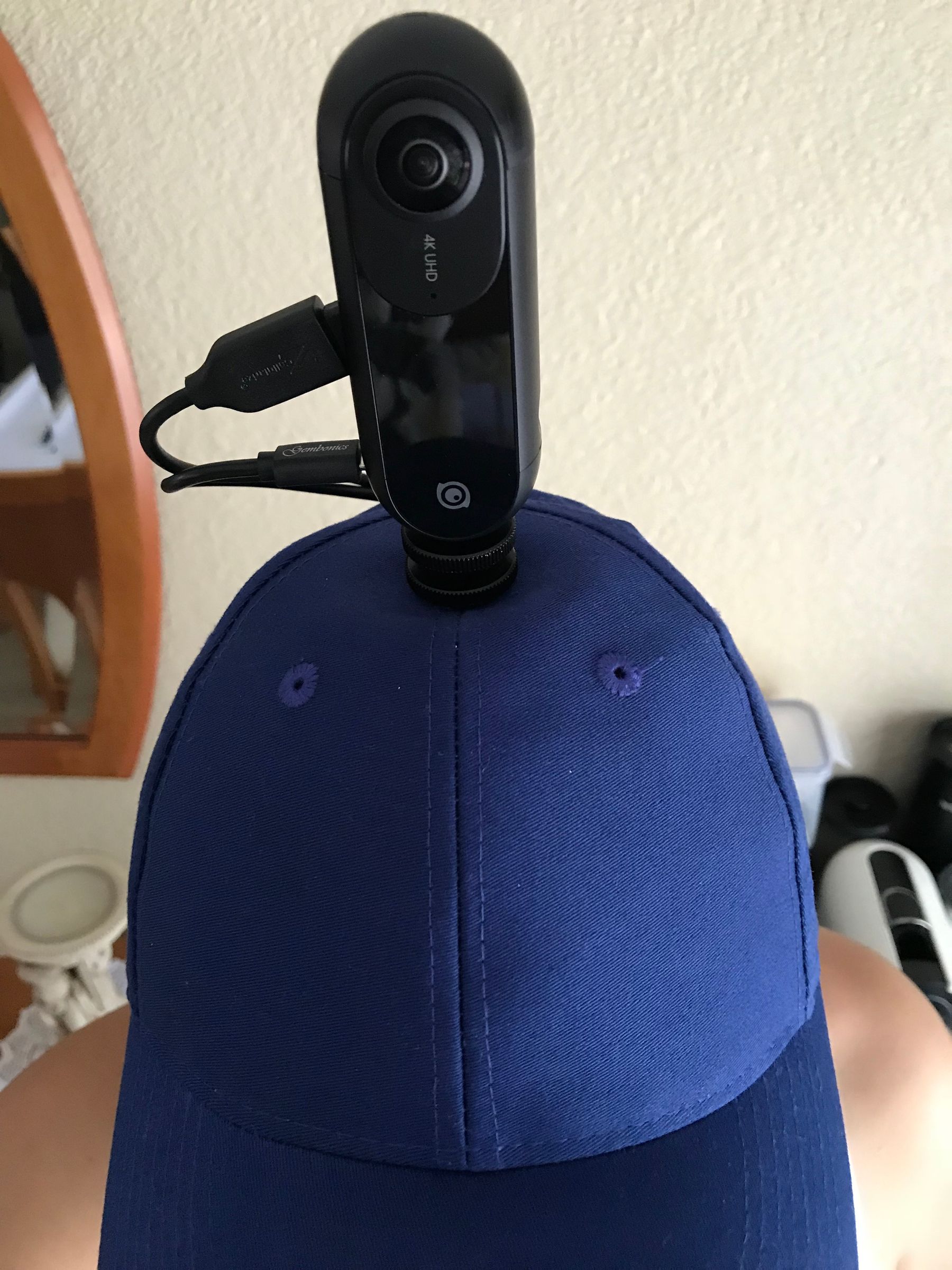 360 Camera Hat Mount 6 Steps Instructables