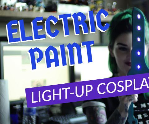 Electric Paint Light-up Cosplay Sword