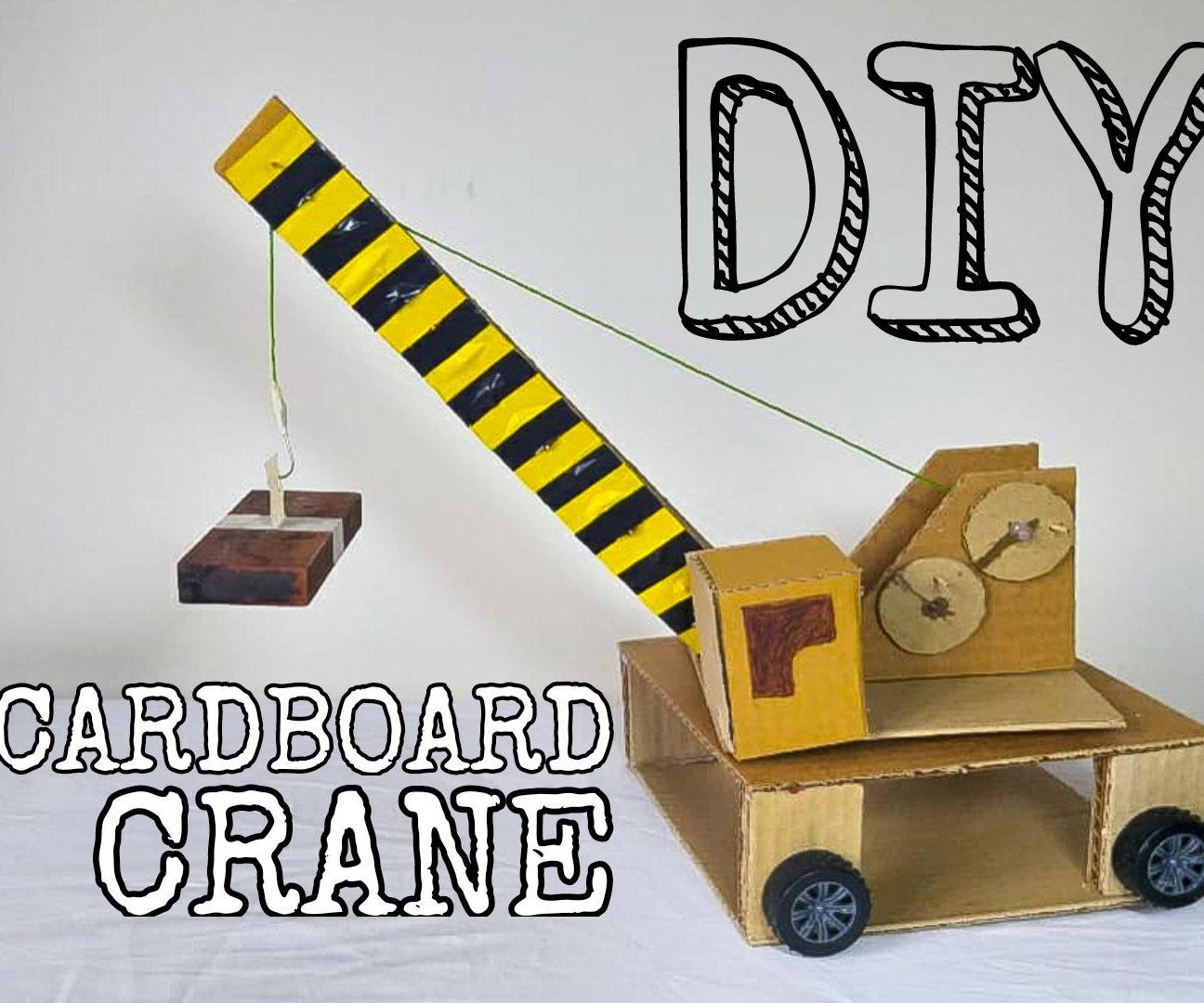 DIY Cardboard Crane