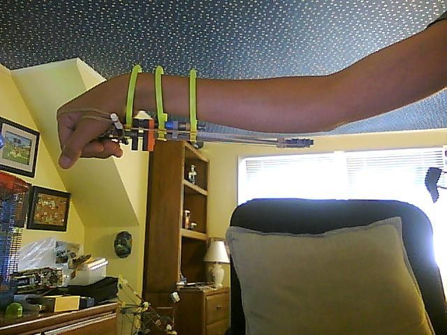 K'nex hidden wrist gun/blade