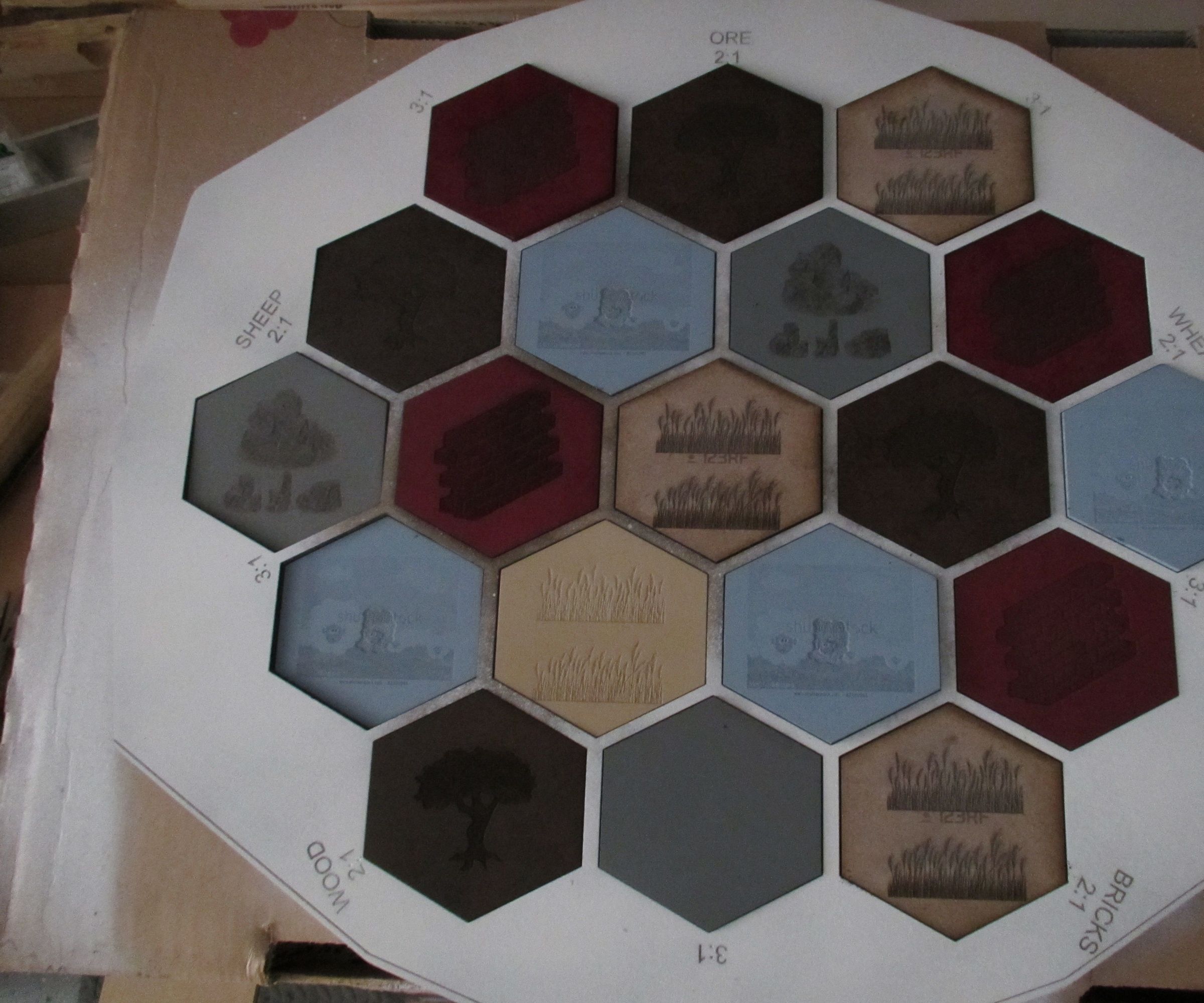 Laser Cut Settler's Board